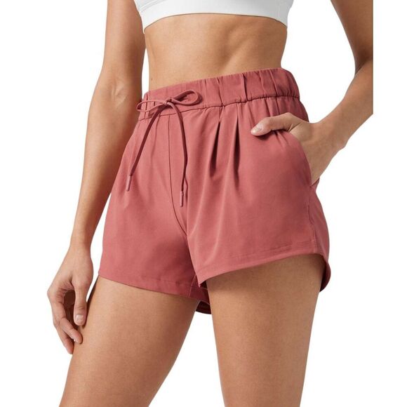 lululemon athletica Pants - Lululemon Stroll at Sundown Mid-Rise Short 3" *Cherry Tint